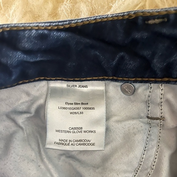 Silver Elyse Slim Bootcut Mid Rise Jeans - Picture 4 of 4